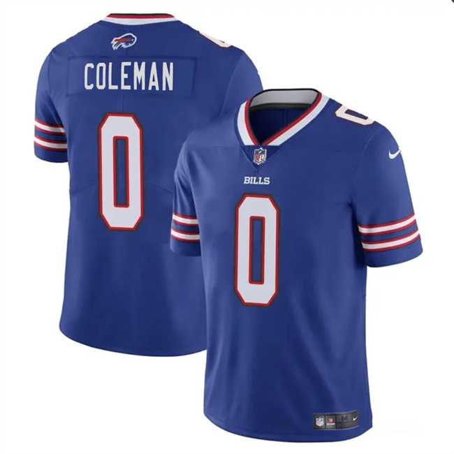 Men & Women & Youth Buffalo Bills #0 Keon Coleman Blue 2024 Draft Vapor Untouchable Limited Stitched Jersey